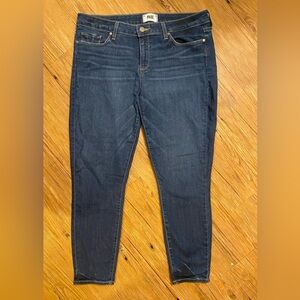 Anthropologie Paige Denim Verdugo Crop Zach Distressed Jeans Size 32